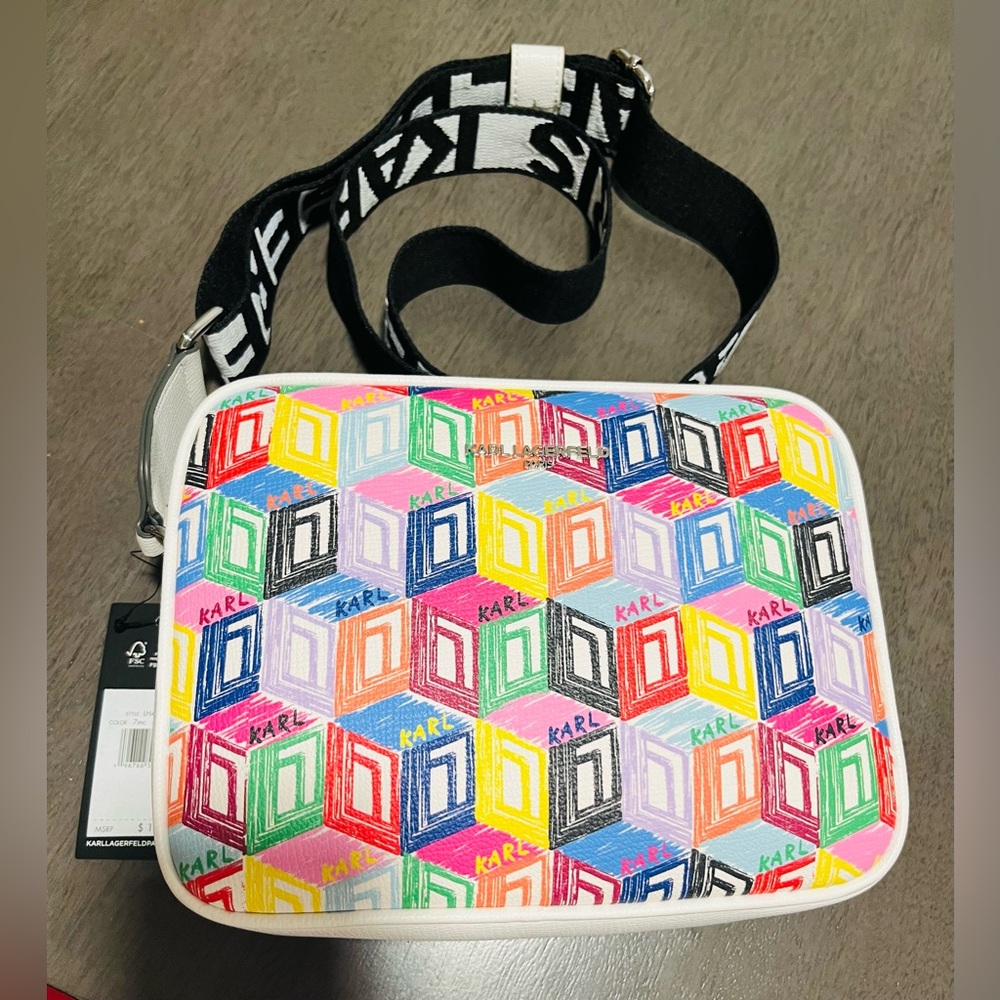 Colorful Karl Lagerfeld crossbody bag new with tags.
